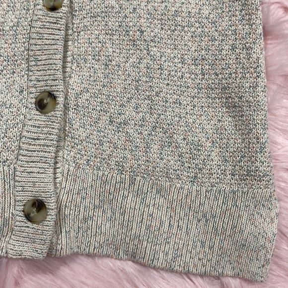 Madewell Rainbow Marled Wakefield Button-Front Sweater Tank - Picture 9 of 10